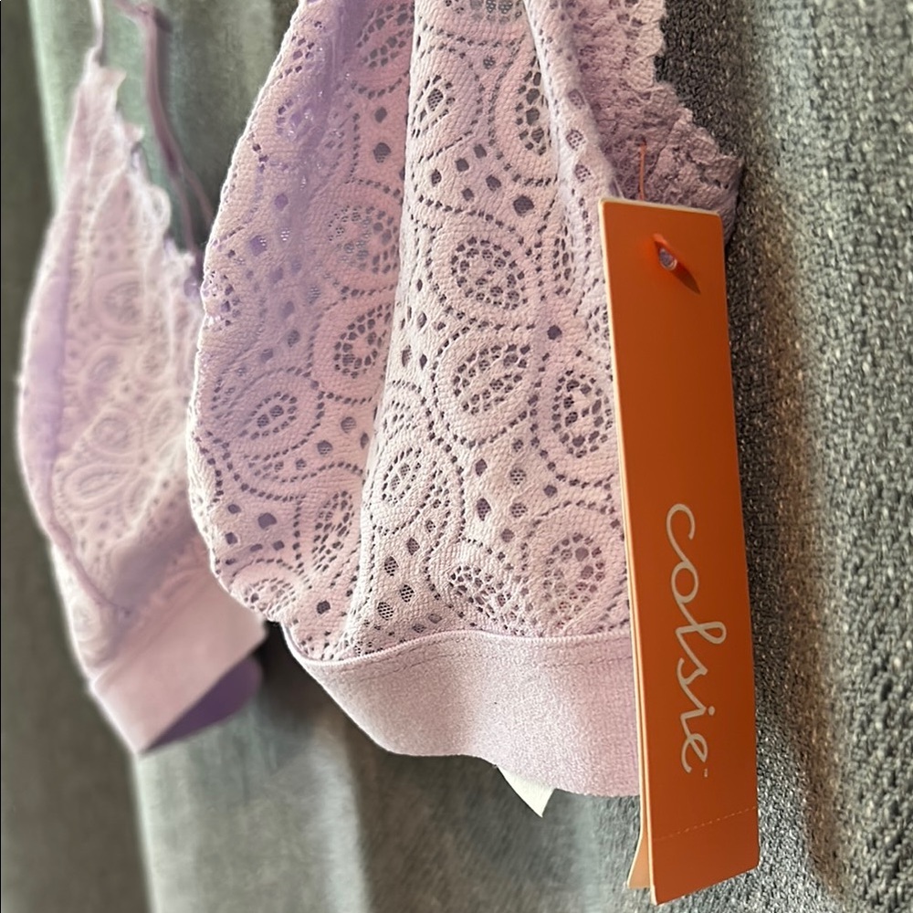 Colsie Soft Purple Lace Bralette